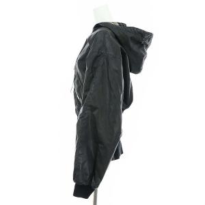 Jean Paul GAULTIER フェイクレザーフードジャケット ジップアップ 総裏地 9 イエローベージュ