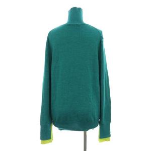 ENFOLD タートルプルオーバー ニット セーター 長袖 38 緑 黄緑 グリーン