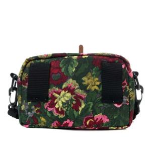 GREGORY 2way ミニ花柄ショルダーバッグ ウエストバッグ S カーキ マルチカラー