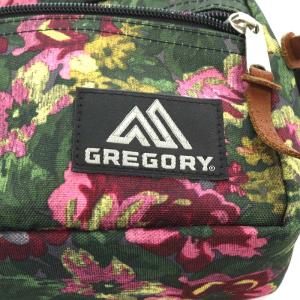 GREGORY 2way ミニ花柄ショルダーバッグ ウエストバッグ S カーキ マルチカラー