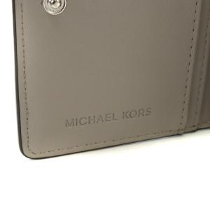 MICHAEL KORS JET SET TRAVEL 財布 二つ折り ラウンドファスナー 小銭入れ ロゴプリント 白 ホワイト