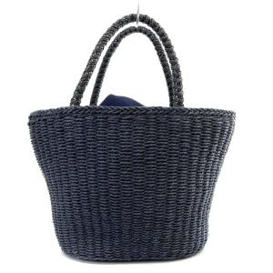 ANTEPRIMA MISTO かごバッグ ハンドバッグ リボンモチーフ 巾着 グレー