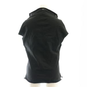 Y's ヨウジヤマモト カットオフ ノースリーブカットソー 3 黒 ブラック