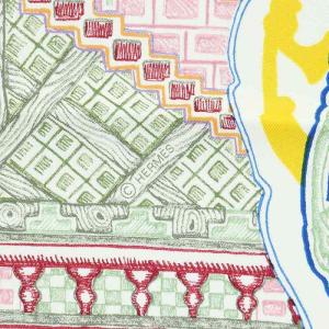 HERMES スカーフ カレ90 super silk quest