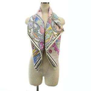 HERMES スカーフ カレ90 super silk quest