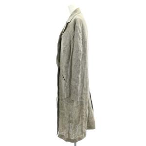 Deuxieme Classe Glen Check coat コート グレンチェック ロング リネン カーキグレー ベージュ