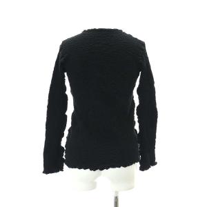 me ISSEY MIYAKE カリフラワーカーディガン 長袖 黒 ブラック