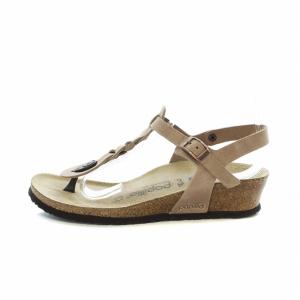 BIRKENSTOCK Papillio パピリオ Ashley Braided FL Tabacco アシュリー ブレイデッド タバコ トングサンダル