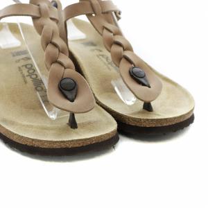 BIRKENSTOCK Papillio パピリオ Ashley Braided FL Tabacco アシュリー ブレイデッド タバコ トングサンダル
