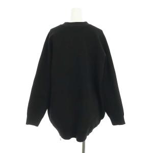 MADISONBLUE BIG KNIT カーディガン ニット 長袖 Vネック XS ブラック