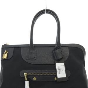 TOFF&LOADSTONE トフアンドロードストーン KEY トートバッグ ハンドバッグ 切替 黒 ブラック