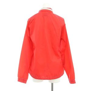 HYSTERIC GLAMOUR ワッペンジップアップナイロンブルゾン フルジップ フード付き F 赤 レッド マルチカラー