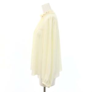 franche lippée ゆめごこち ブラウス 長袖 刺繍 M オフホワイト