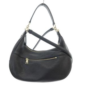 COACH ラグジュアリー ペブルド ハーレー ホーボー 2way ショルダーバッグ ハンドバッグ レザー 黒 ブラック F38250