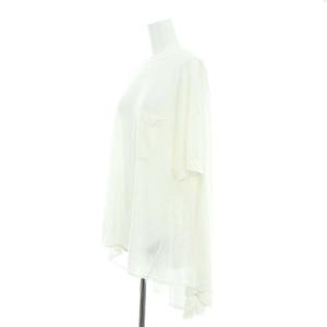 COGU ザ ビッグ スモーク バックフレアTシャツ ABIGAIL TOP プルオーバー 半袖 白 ホワイト /SY