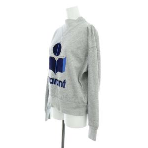 ISABEL MARANT ETOILE MOBY ロゴ スウェット シャツ トレーナー 長袖 プルオーバー 36 S グレー