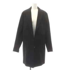 SOUTHFIELDS ELIBETH ウール コート ロング S 黒 ブラック /SY OS