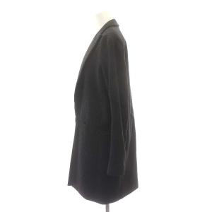 Theory SOUTHFIELDS ELIBETH ウール コート ロング S 黒 ブラック /SY OS