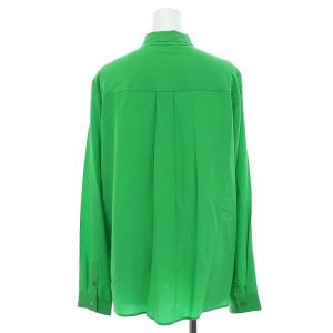 CELINE フィービー期 シルクボウタイブラウス 長袖 38 グリーン