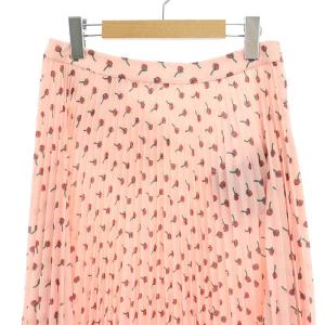 PRADA CDCROSE プリーツスカート 40 ピンク