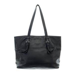 PRADA トートバッグ ハンド 三角ロゴプレート サフィアーノレザー ブラック BR5134