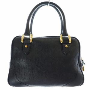 J&M DAVIDSON MINI MIA ハンドバッグ レザー ロゴチャーム クロシェット 南京錠 ブラック