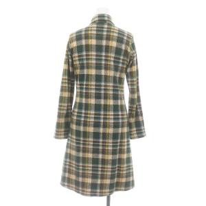 HYSTERIC GLAMOUR チェック ボタンダウンシャツワンピース ひざ丈 ロゴ刺繍 長袖 F マルチカラー