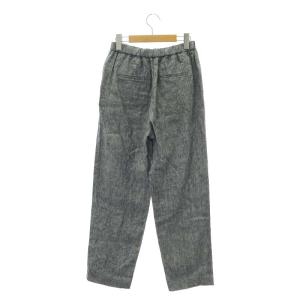 SHIPS 24SS コットン リネン イージー テーパード パンツ リネン 38 紺 ネイビー