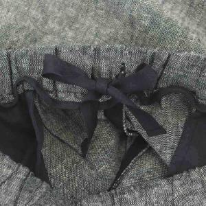 SHIPS 24SS コットン リネン イージー テーパード パンツ リネン 38 紺 ネイビー