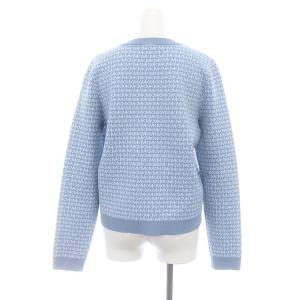 MICHAEL Michael Kors クルーネックニット セーター 長袖 ロゴ L 水色 ライトブルー