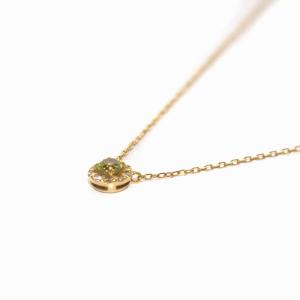 VENDOME AOYAMA ペリドット ネックレス K18 ダイヤモンド イエローゴールド AGVN611940PD