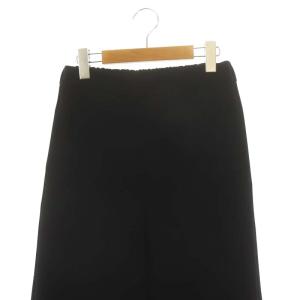 Plage 23AW Double Cloth Wide パンツ ワイド フレア イージー 38 黒 ブラック