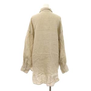 Plage 24SS Linen Dolman シャツ 長袖 チュニック リネン グレージュ