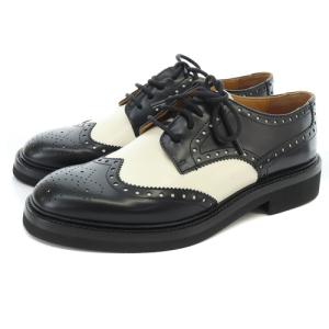 TEDDY-D ウイングチップレースアップシューズ 36.5  ホワイト ブラック
