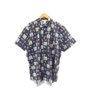 24SS SHIRT WITH ANDY WAR M チャコールグレー マルチカラー