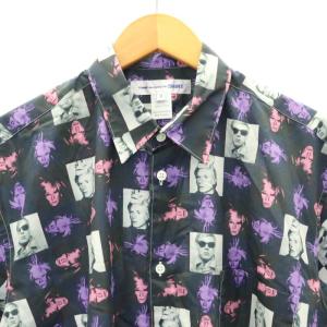 COMME des GARCONS SHIRT 24SS SHIRT WITH ANDY WAR M チャコールグレー マルチカラー
