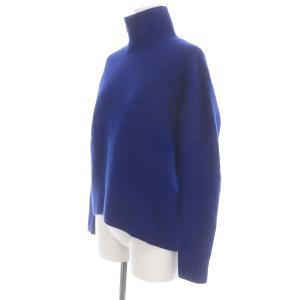 ESTNATION ボトルネックニット セーター 長袖 F 青 ブルー