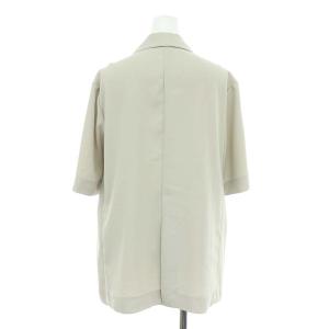 MILA OWEN MILAOWEN 24SS ショートスリーブダブルジャケット ブレザー ダブル 五分袖 0 S グレージュ /YQ OS