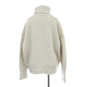 GALERIE VIE 22AW ファインウール タートルネックプルオーバー ニット セーター 長袖 プルオーバー S ベージュ きなり