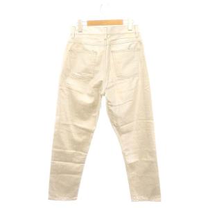 JUN MIKAMI 23SS ホイルデニム ジーンズ パンツ ボタンフライ リネン混 シルバー色