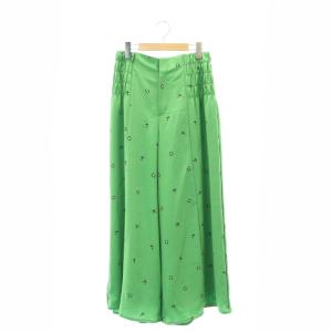 23AW ツバメプリントパンツ 38 M 緑 グリーン