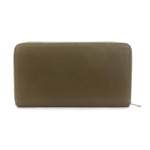 CELINE フィービー期 長財布 ラウンドファスナー グレー S-GB-1123
