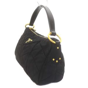 PRADA ショルダーバッグ ワンショルダー テスート キルティング ナイロン ブラック BR3774