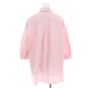 ADORE 23SS コンパクトコットンブラウス シャツ 七分袖 38 ピンク