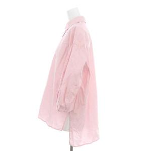 ADORE 23SS コンパクトコットンブラウス シャツ 七分袖 38 ピンク