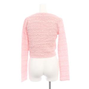 CELFORD 24SS クロップドシャーリングブラウス クロップド 長袖 F ピンク