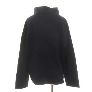 AMERICANA クロップドハイネックTEE Tシャツ カットソー 長袖 F 紺 ネイビー