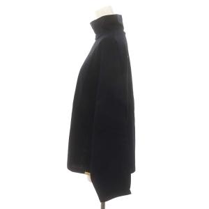 AMERICANA クロップドハイネックTEE Tシャツ カットソー 長袖 F 紺 ネイビー