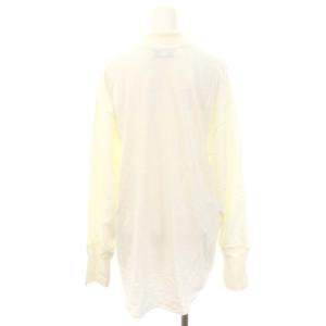 AMERICANA 丸胴天竺ポロシャツ カットソー 長袖 F 白 ホワイト BRF-573A