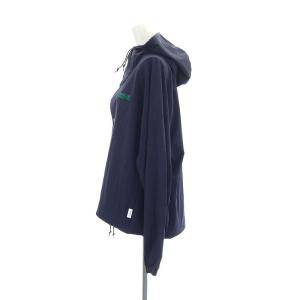 AMERICANA × ジーンズファクトリー JEANS FACTORY 別注フードブルゾン ジャケット ボタンアップ ONE 紺 ネイビー
